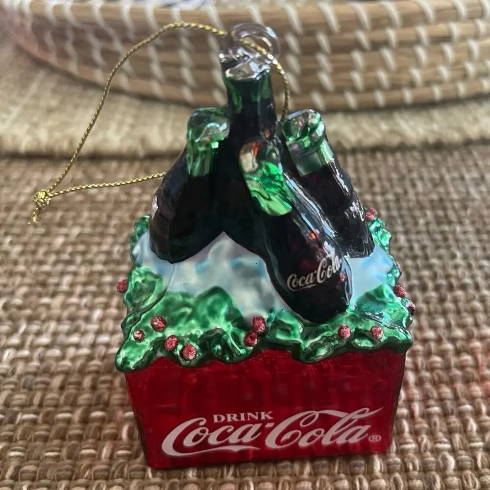 Coca Cola Christmas Ornament bottle